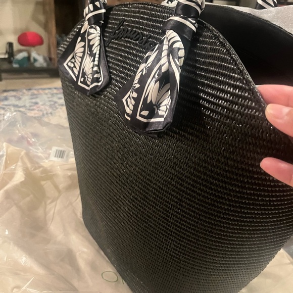 Farm Rio Copacabana Raffia Shell tote - Picture 6 of 14